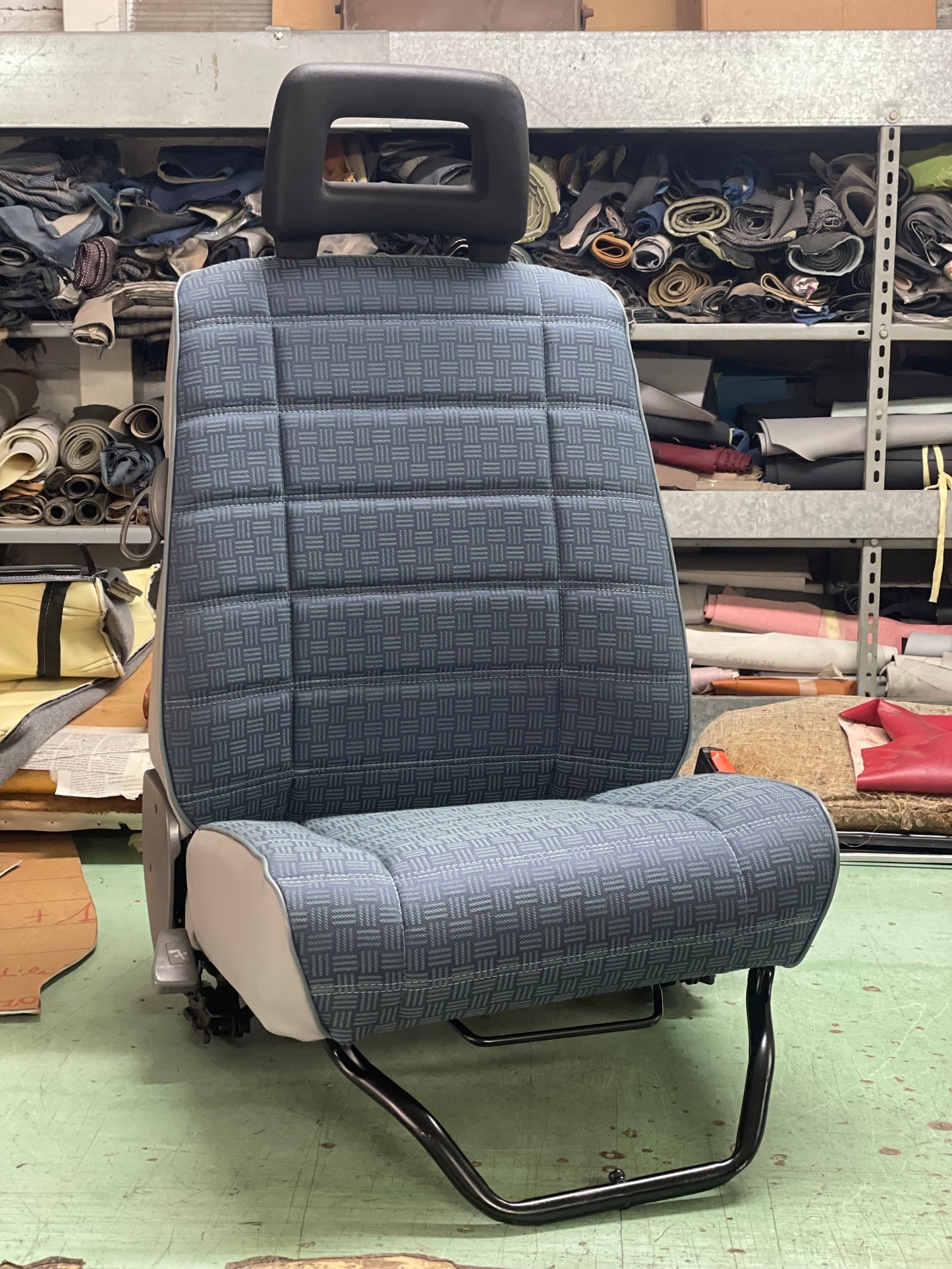 Fiat Panda 141 Rivestimento sedile  celeste nuovo