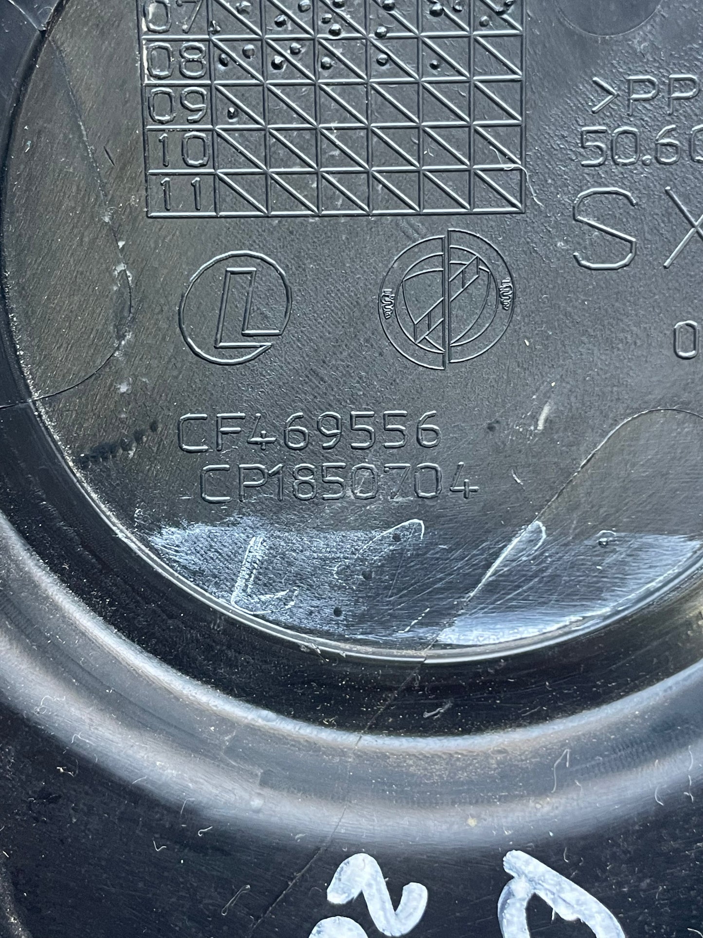 CP1850704 CF469556 LANCIA DELTA RIVESTIMENTO PLASTICA SEDILE