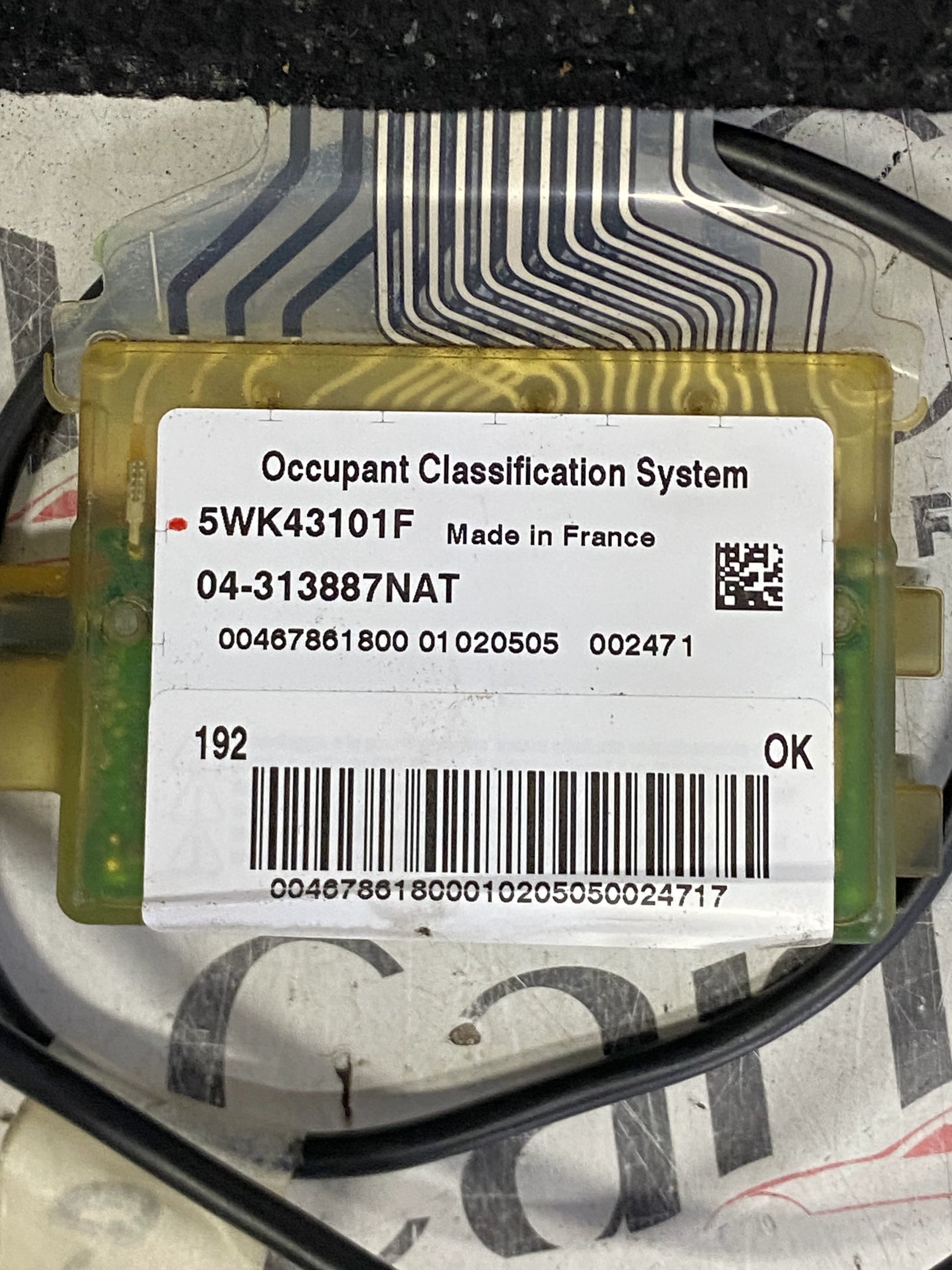 Modulo Sensore OCS Airbag FIAT Stilo – Cod. 5WK43101F | Ricambio Originale 5