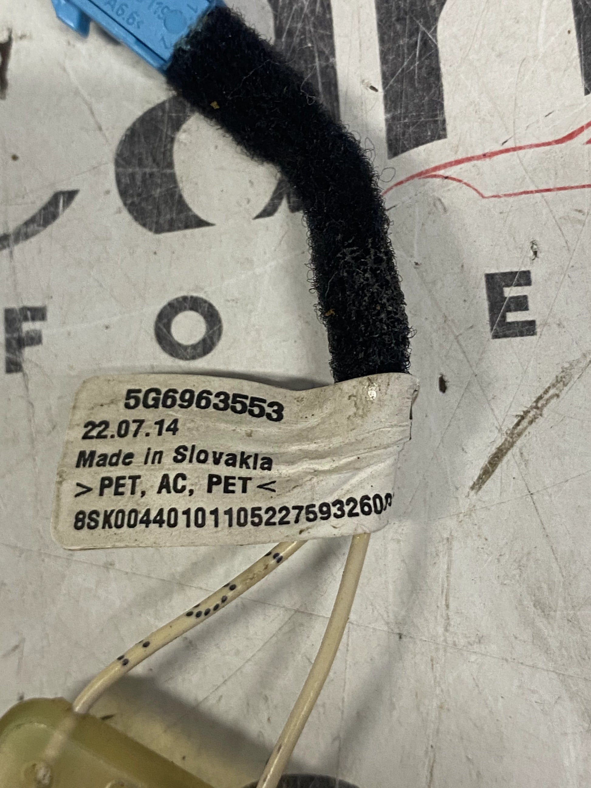 Sensore Pressione Sedile VW Passat B8 / Golf 7 – Cod. 5G6963553 | Ricambio Originale 4