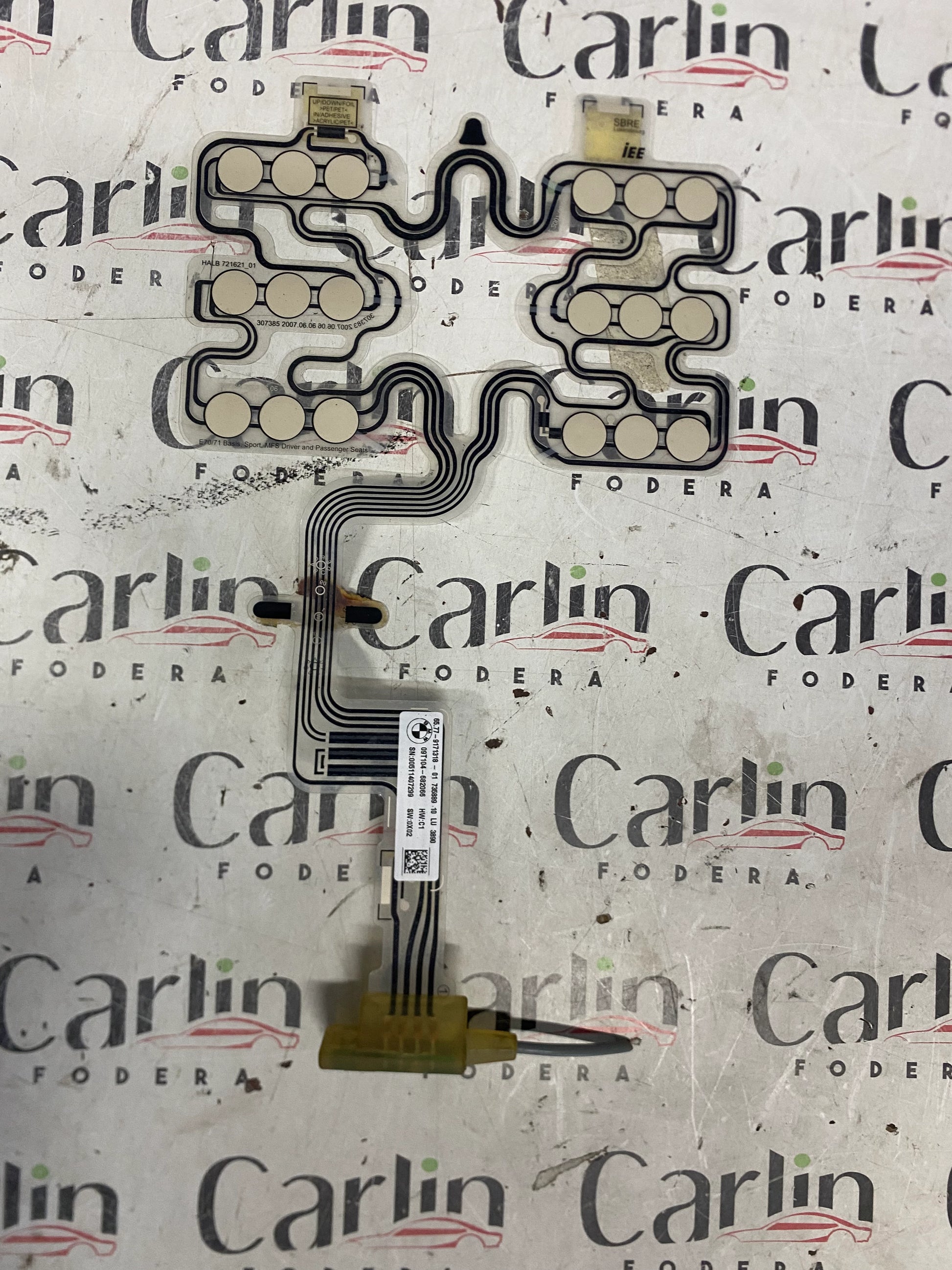 Tappetino Sensore Presenza Sedile Anteriore BMW X5 X6 E70 E71 – Cod. 9171318 | Ricambio Originale