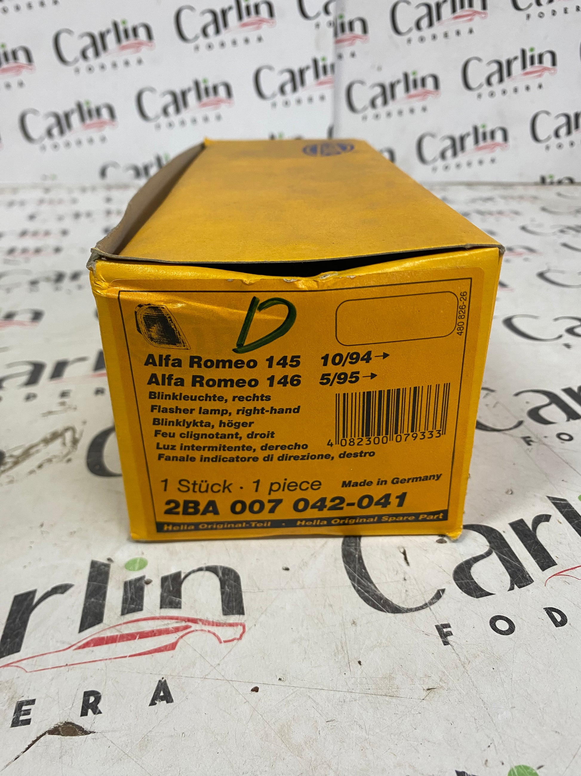 INDICATORE DI DIREZIONE ANTERIORE DESTRO – ALFA ROMEO 145 / 146 – HELLA 2BA 007 042-041 5