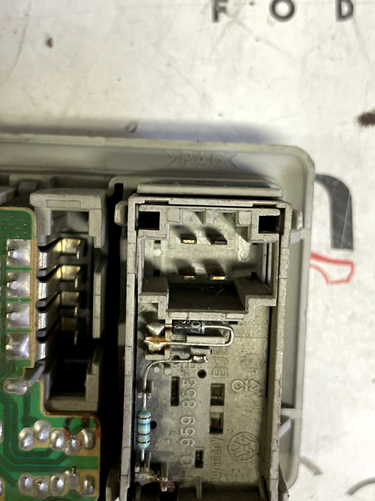 Luce Interna Abitacolo Volkswagen Golf III - 1H0959855B detail 2