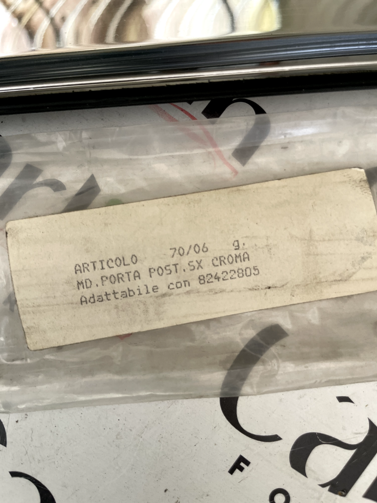 Modanatura Porta Posteriore Sinistra Fiat Croma IE 82422805 detail 2