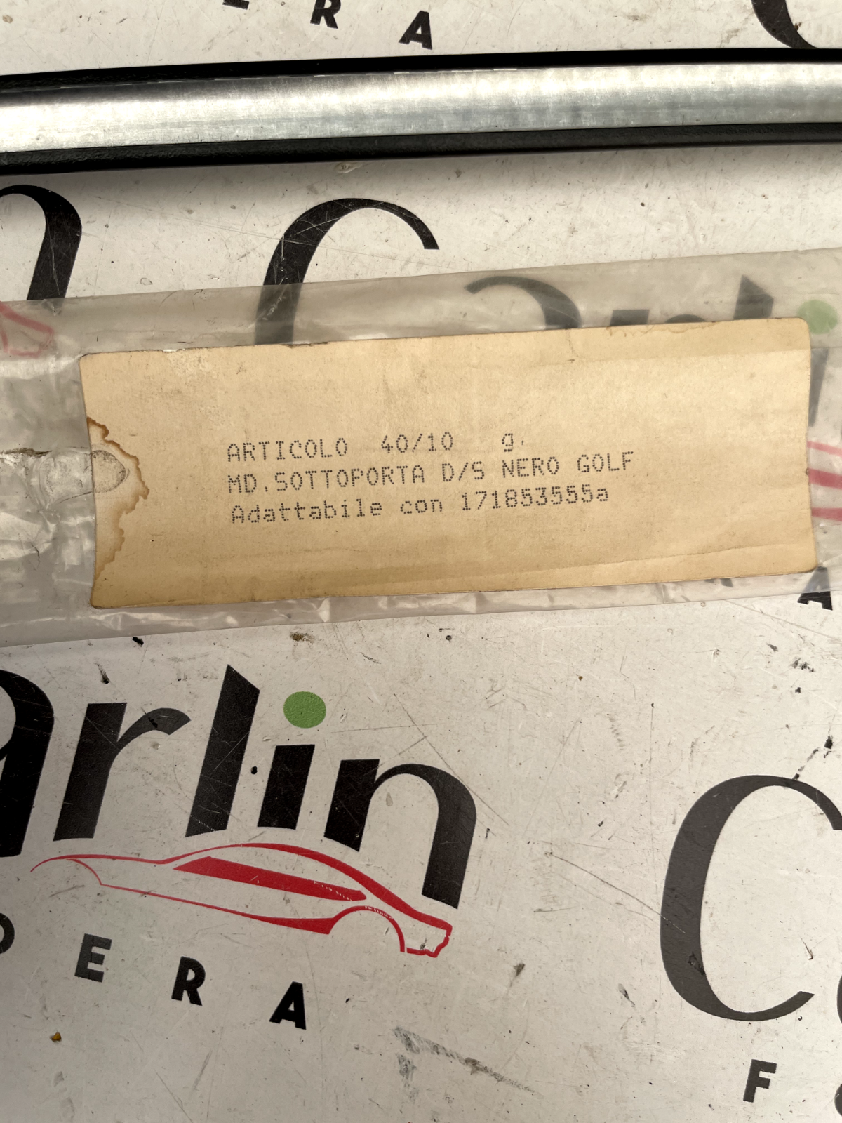 Modanatura Profilo Sottoporta Volkswagen Golf MK1 GTI - 171853555A detail code