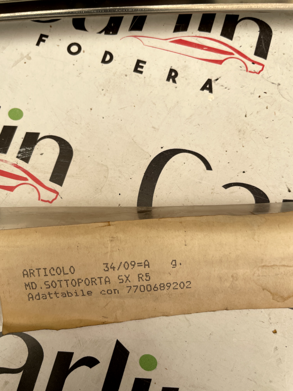 Modanatura Sottoporta Cromata Sx Renault 5 R5 Alpine Turbo 3