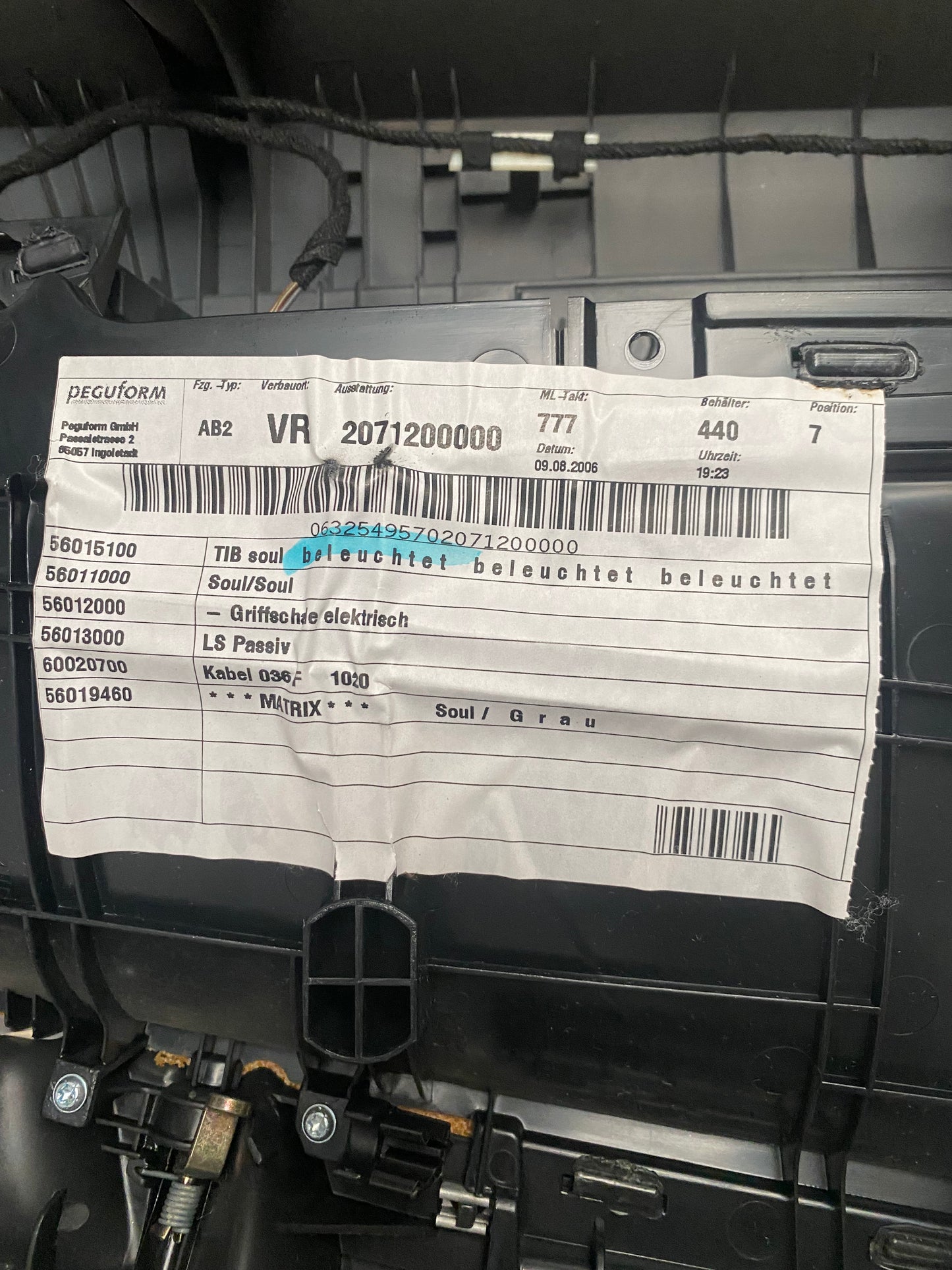 Pannello Interno Porta Anteriore DX Audi A3 8P4867106 detail 2