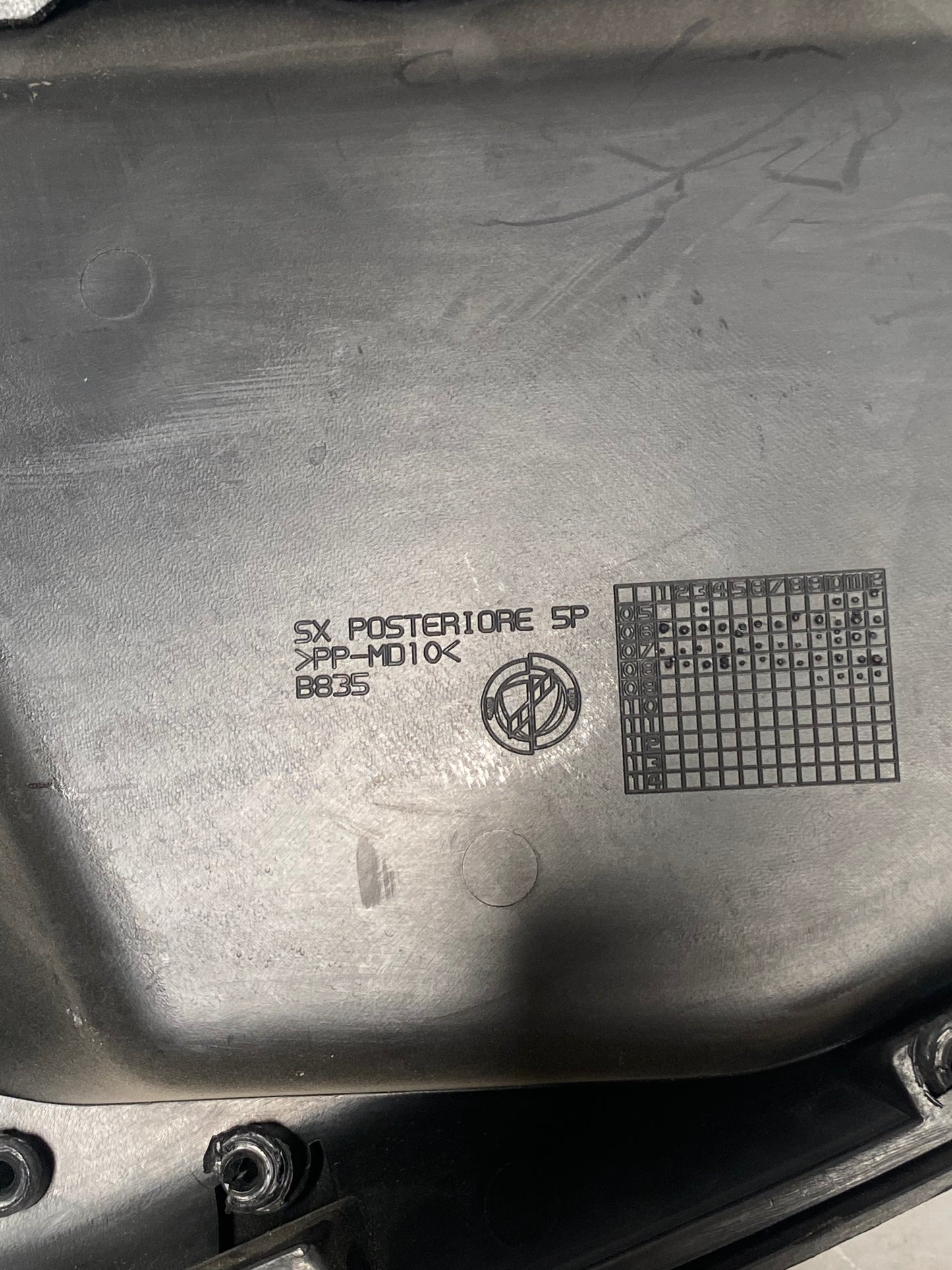 Pannello Interno Porta Posteriore Sinistra Fiat Grande Punto 735415197 detail 2