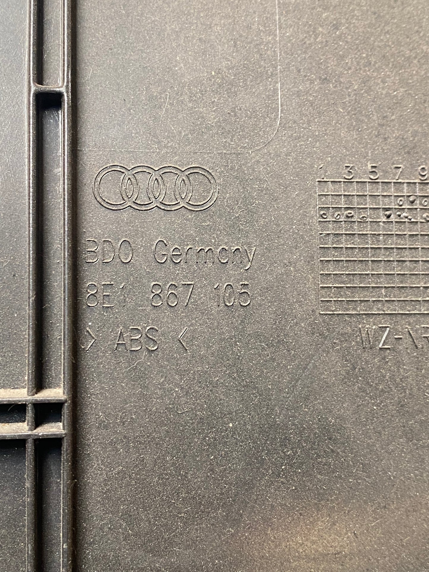 Pannello Interno Portiera Audi A4 8E1 - 6N3867011MFKZ detail code