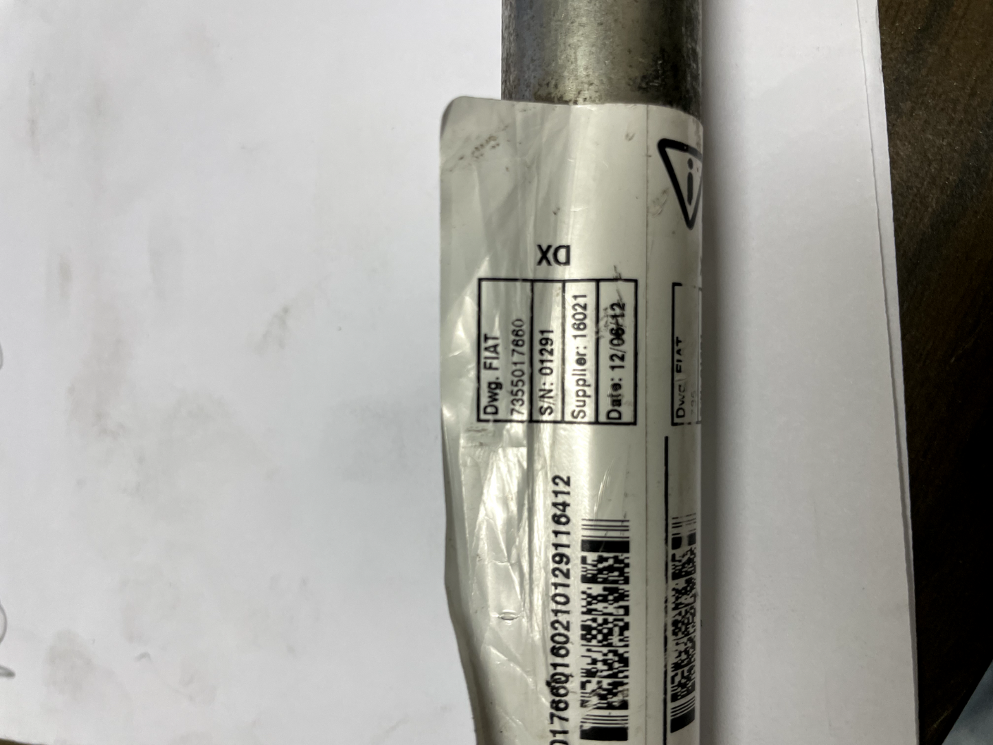 Pretensionatore Cintura Sicurezza Anteriore DX FIAT Punto Evo detail 6