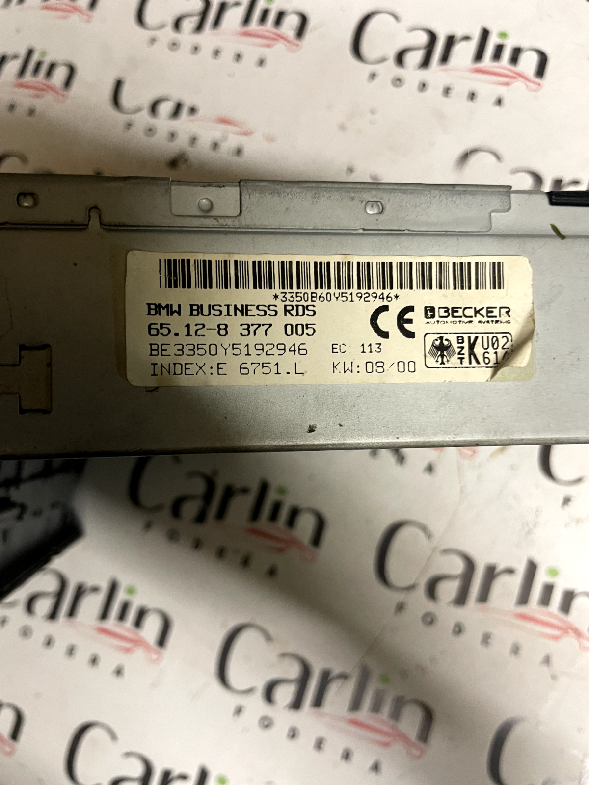 Radio Mangianastri RDS BMW E39 530/525 65128377005 detail