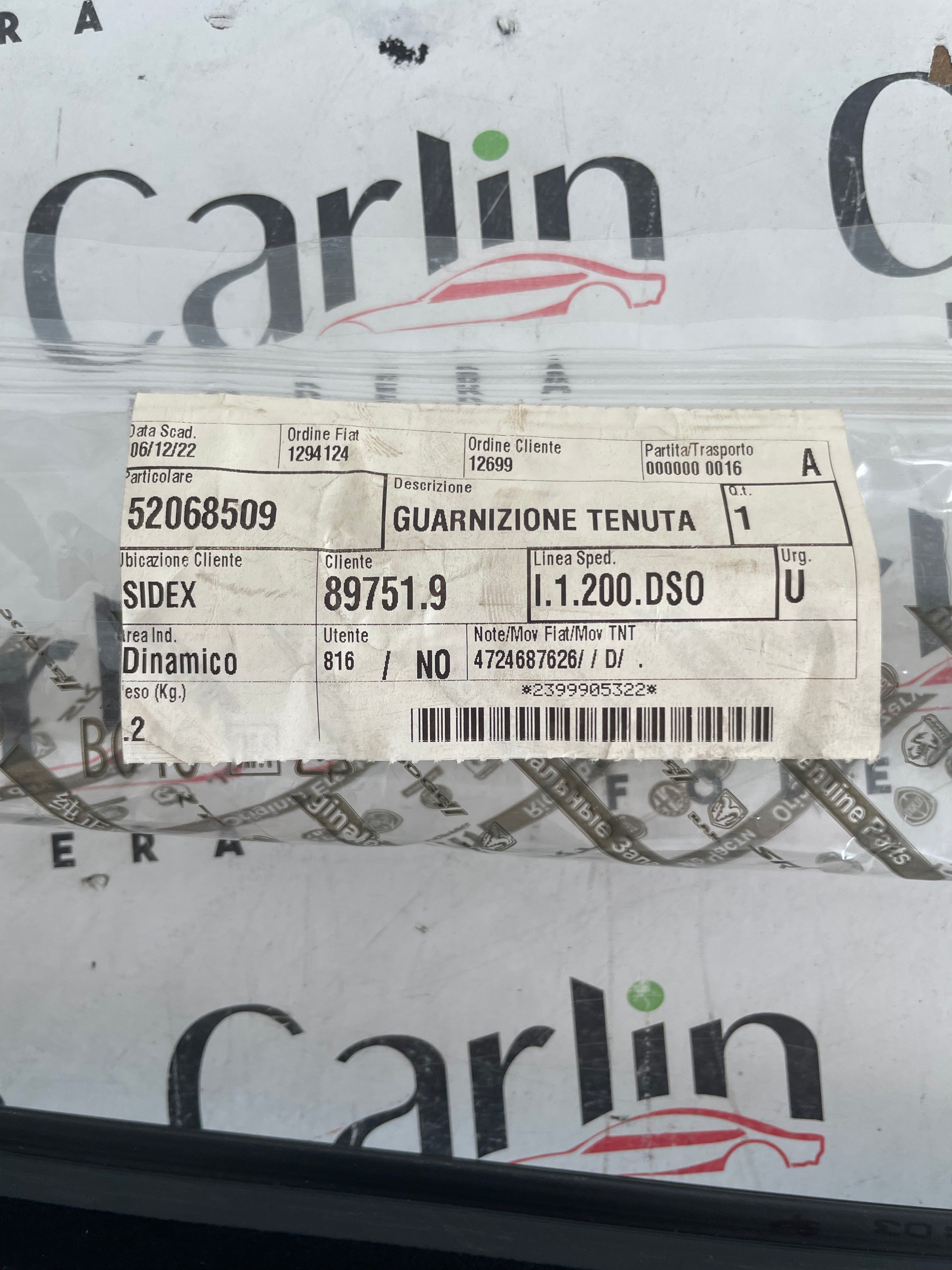 Raschiavetro Porta Anteriore Destra Fiat Tipo 52068509 detail 4