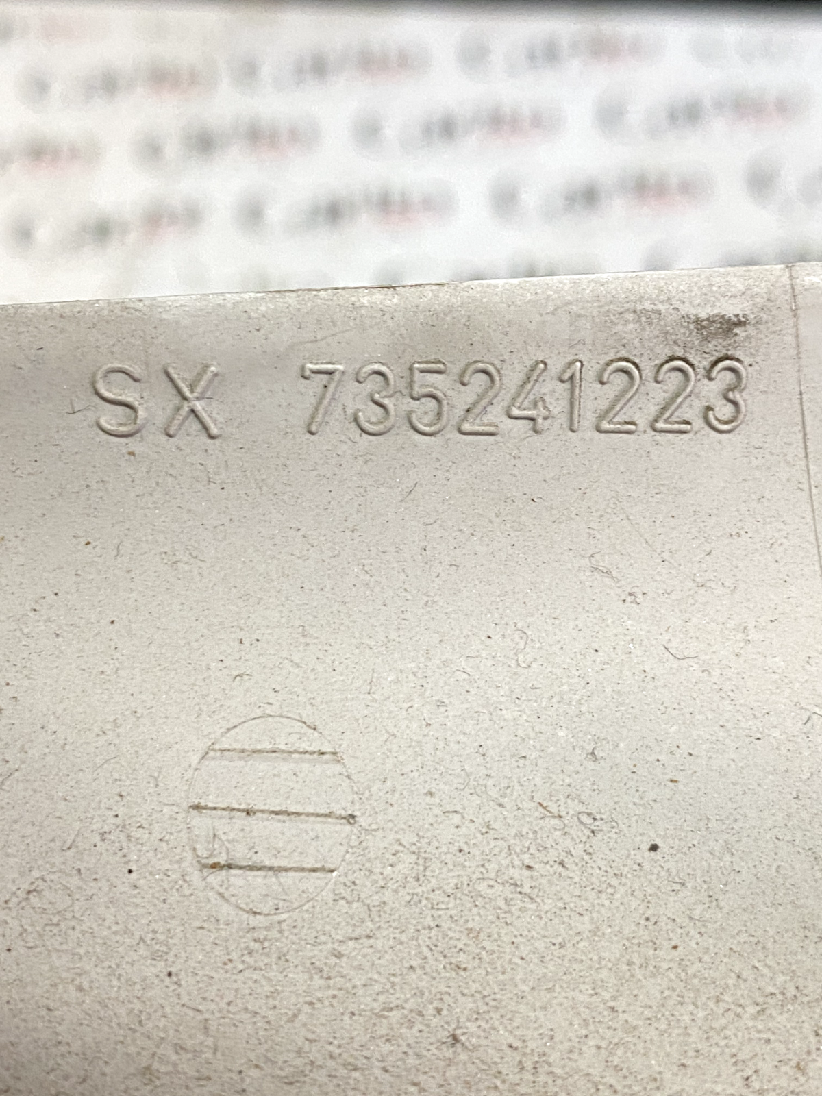 Rivestimenti Montanti Anteriore FIAT Seicento 600 735241224/735241223 detail 2