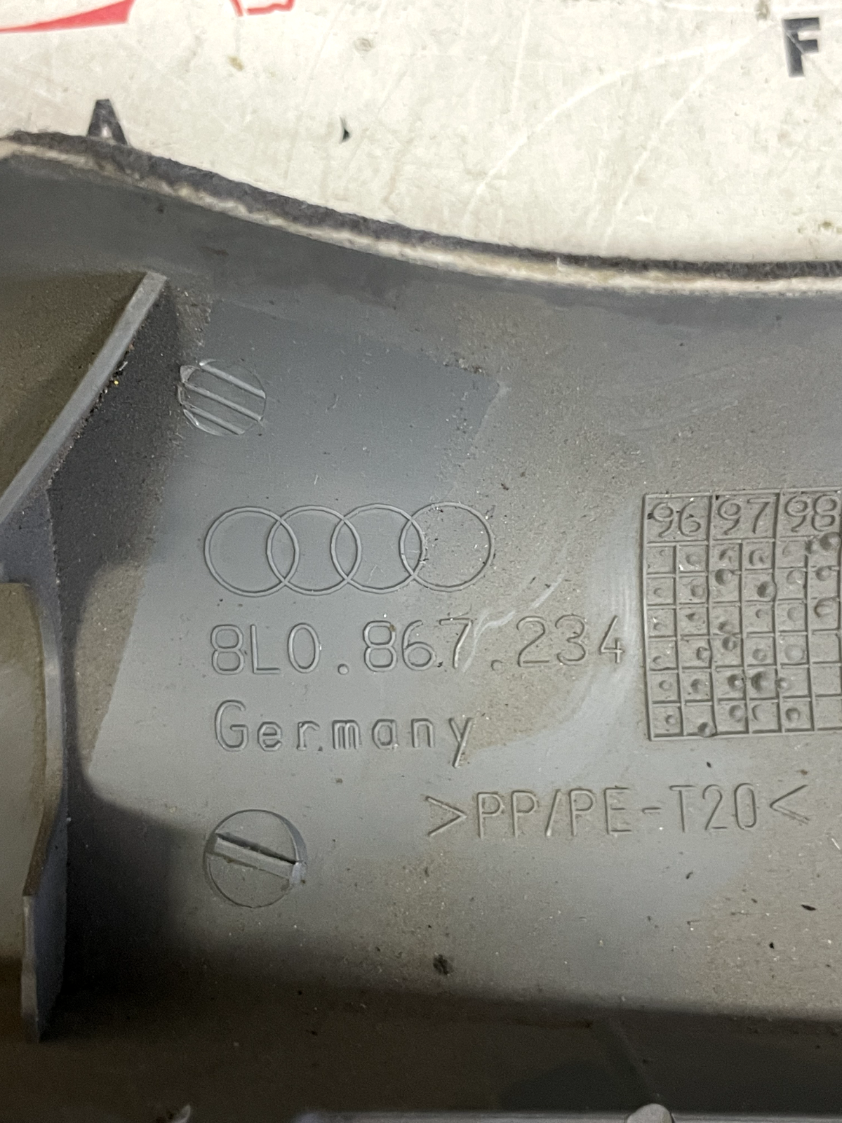 Rivestimenti Montanti Anteriori Audi A3 8L0867234/8L0867233 detail 3