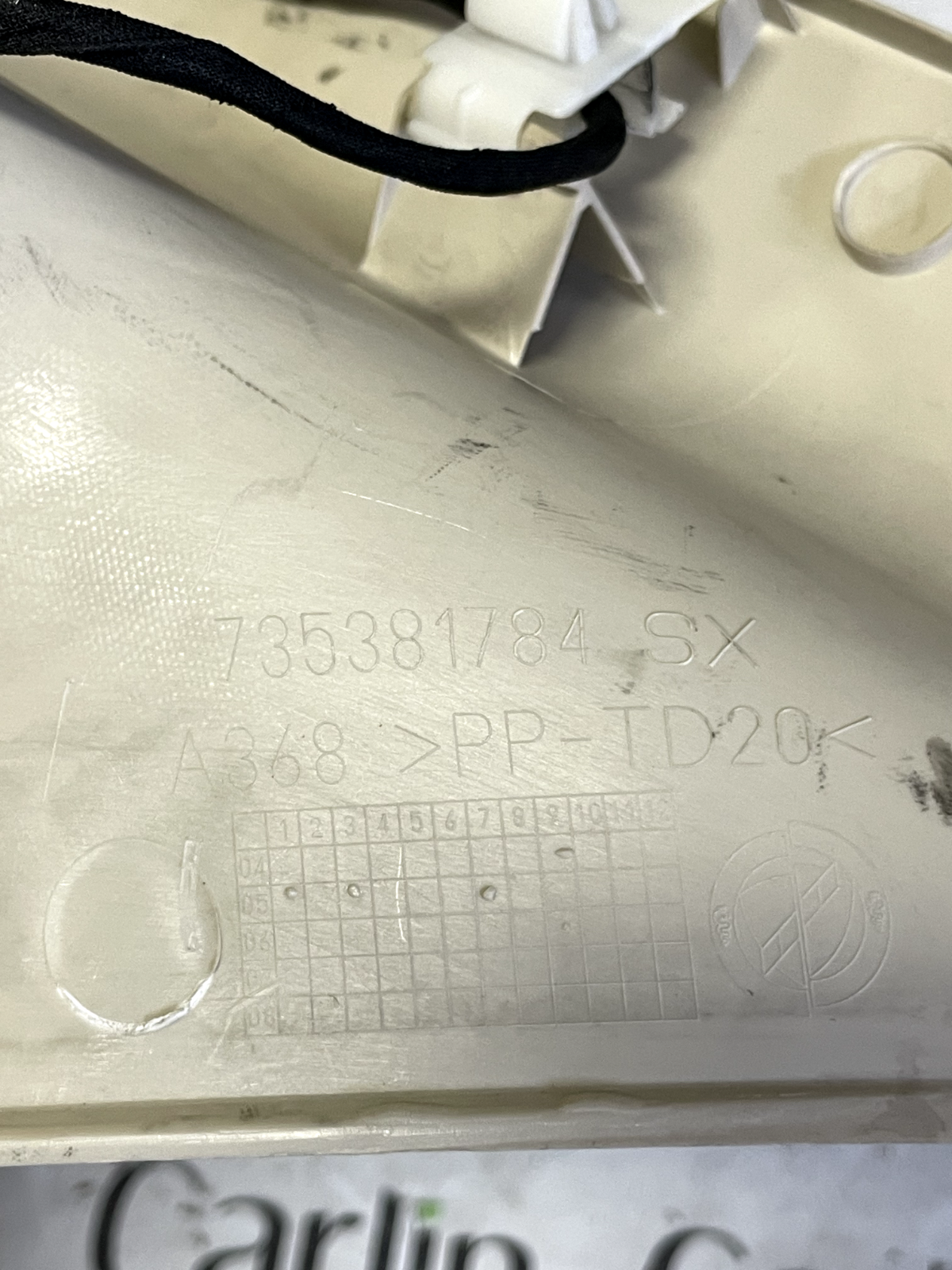 Rivestimento Montante Interno Anteriore SX Lancia Musa 735381784 detail 2