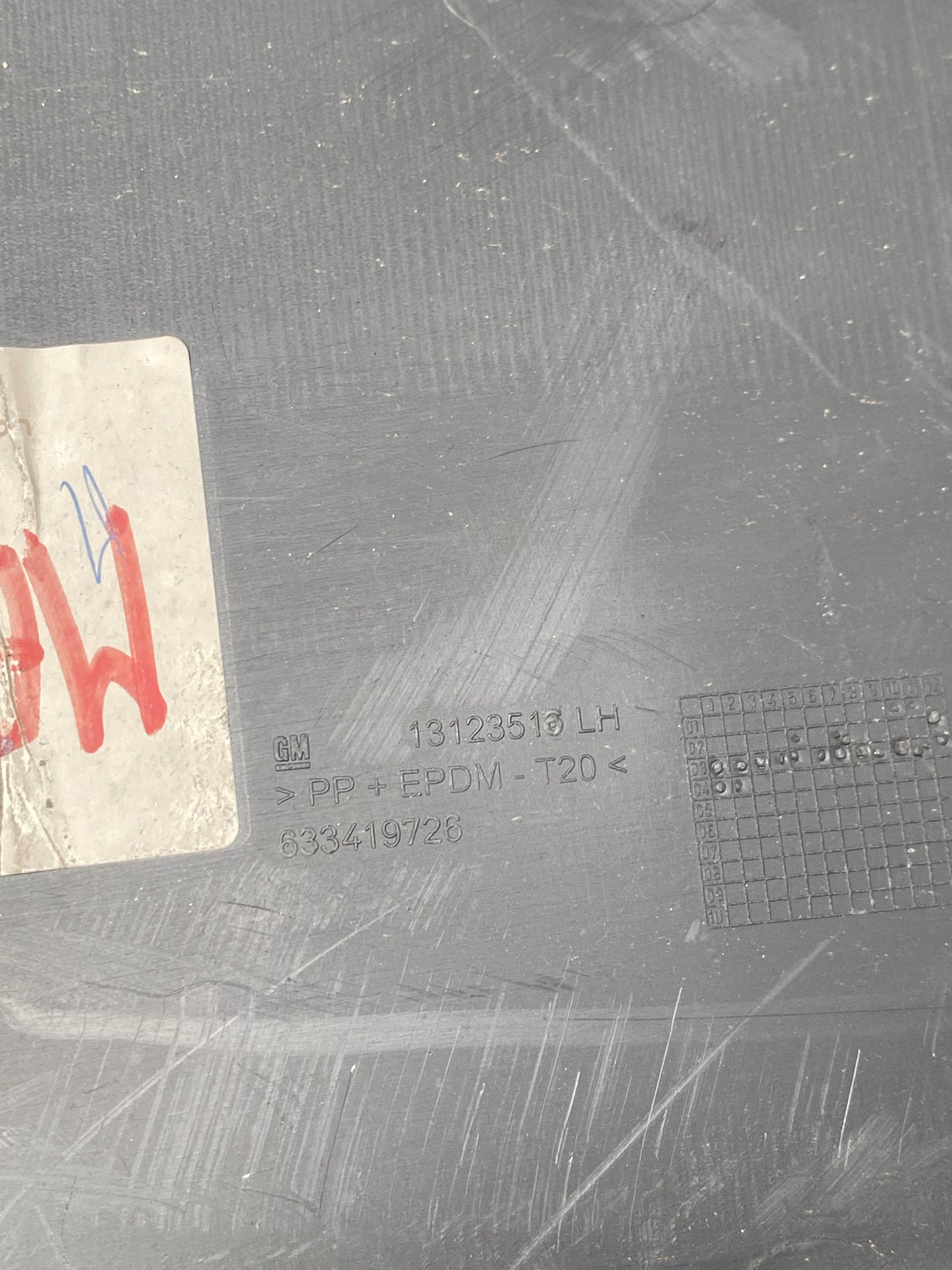 Rivestimento Pannello Portiera Anteriore Opel Meriva A - 13123516 detail 2