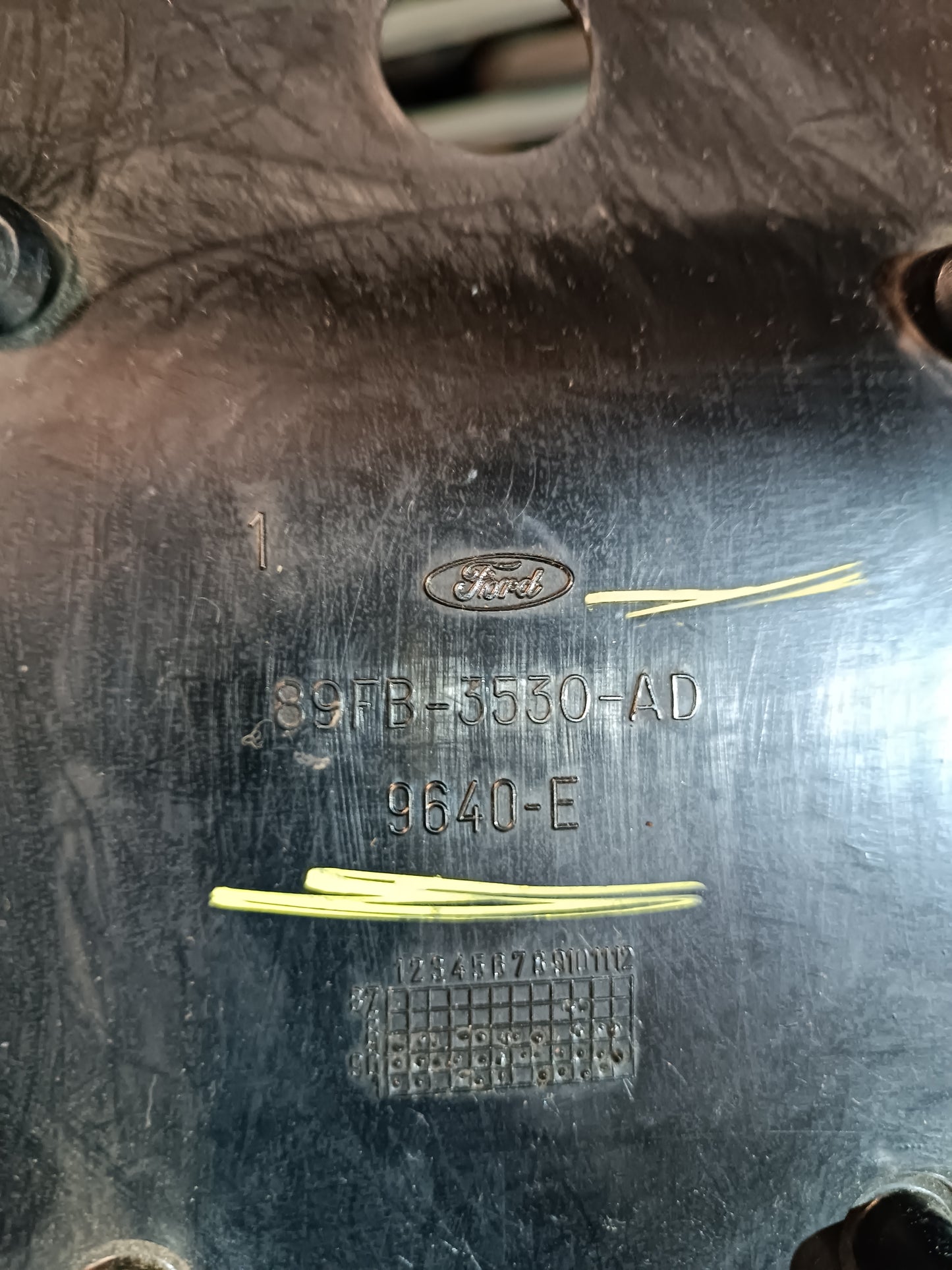 Rivestimento Piantone Sterzo Ford fiesta 89FB3530AD detail 4