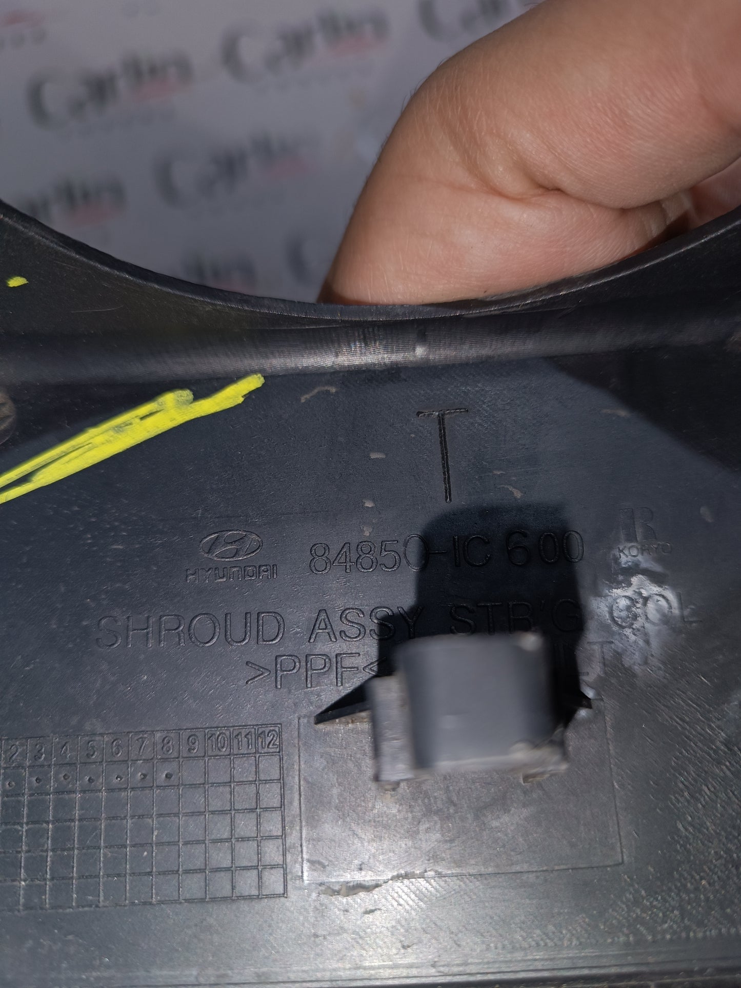 Rivestimento Piantone Sterzo Hyundai Getz 84852IC600 detail 4