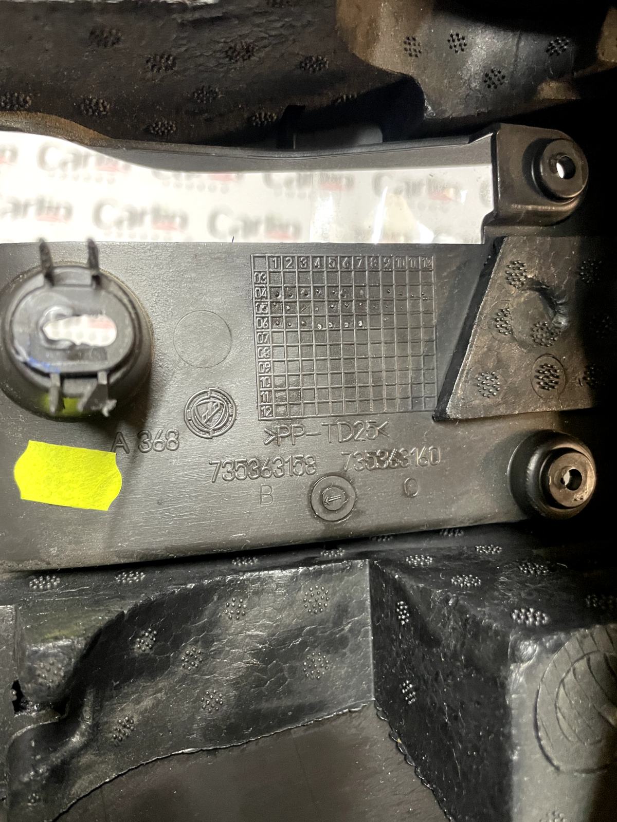 Rivestimento Piantone Sterzo Lancia Musa 735363158/160 detail 3