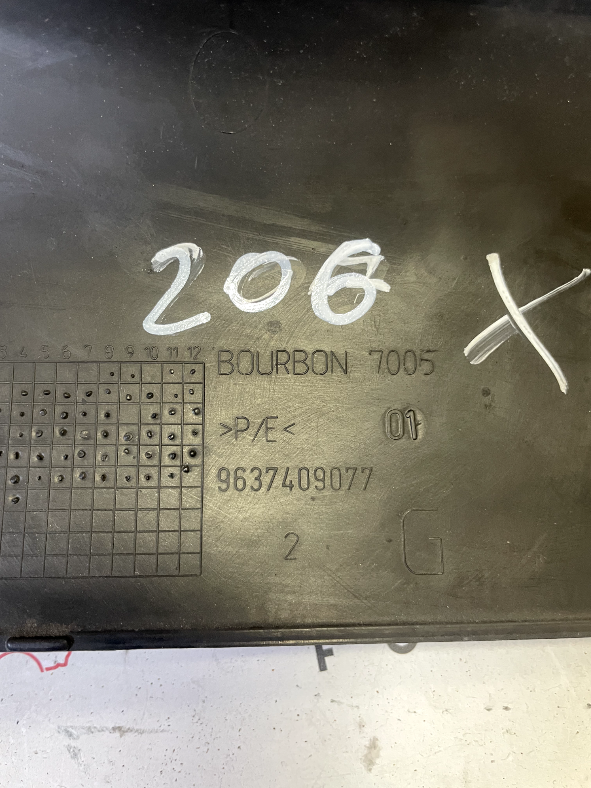 Rivestimento Sedile Conducente Peugeot 206 Berlina - 9637409077 detail 2