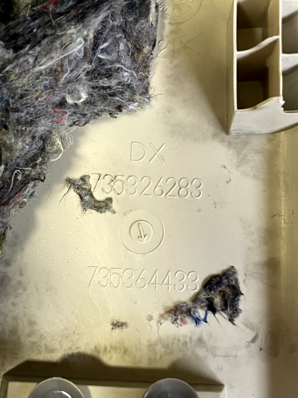 Rivestimento Vetro Posteriore DX Fiat Idea/Lancia Musa 735326283 detail 2