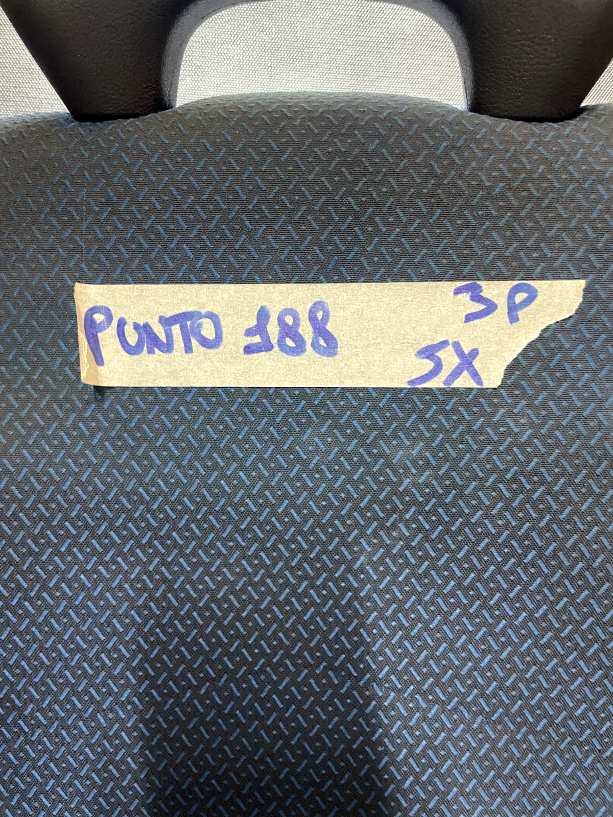 Sedile Anteriore Sinistro Blu Fiat Punto 188 - Usato detail
