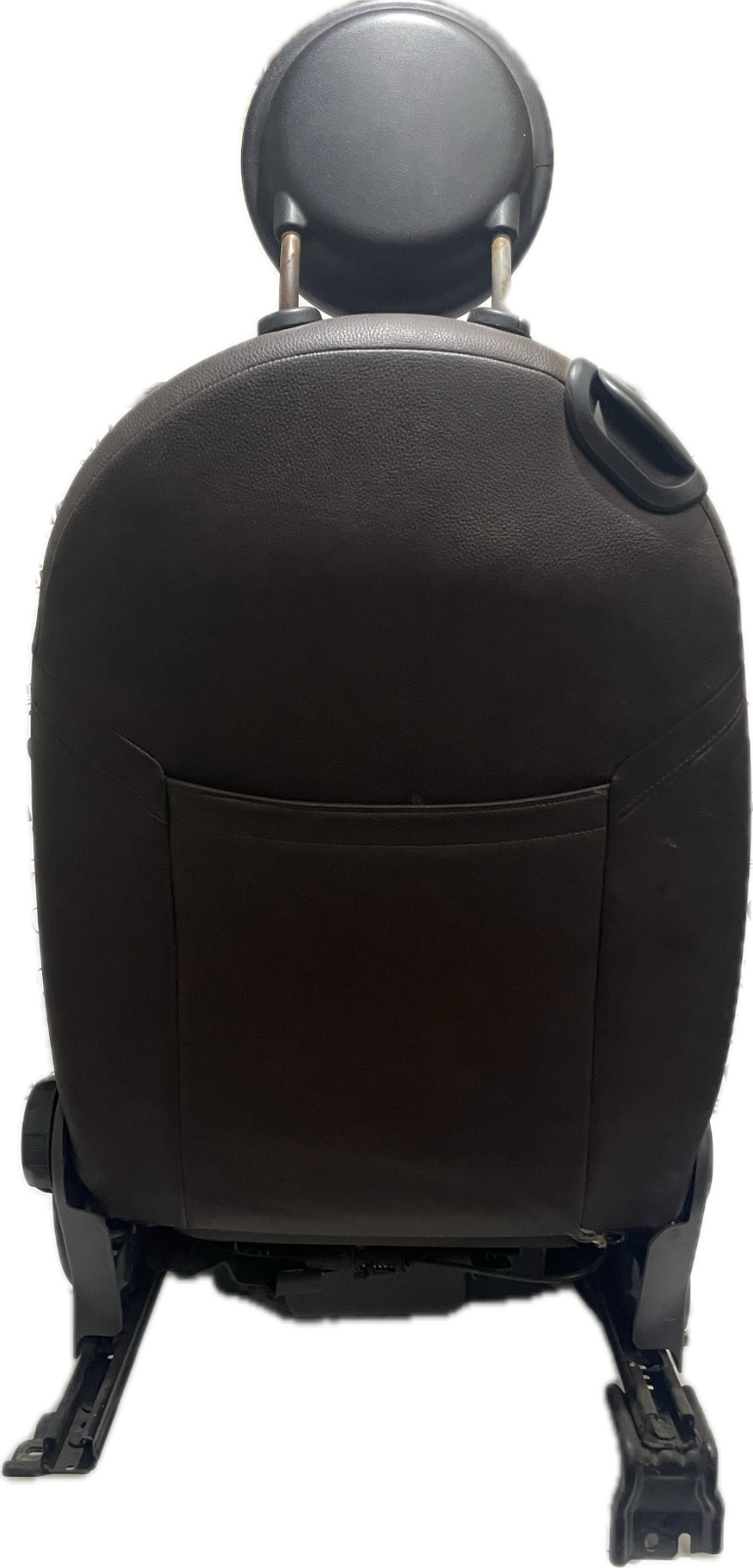 Sedile anteriore destro Fiat 500 in pelle marrone 6000626136 2