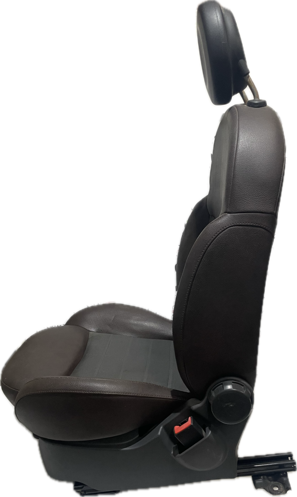 Sedile anteriore destro Fiat 500 in pelle marrone 6000626136 3