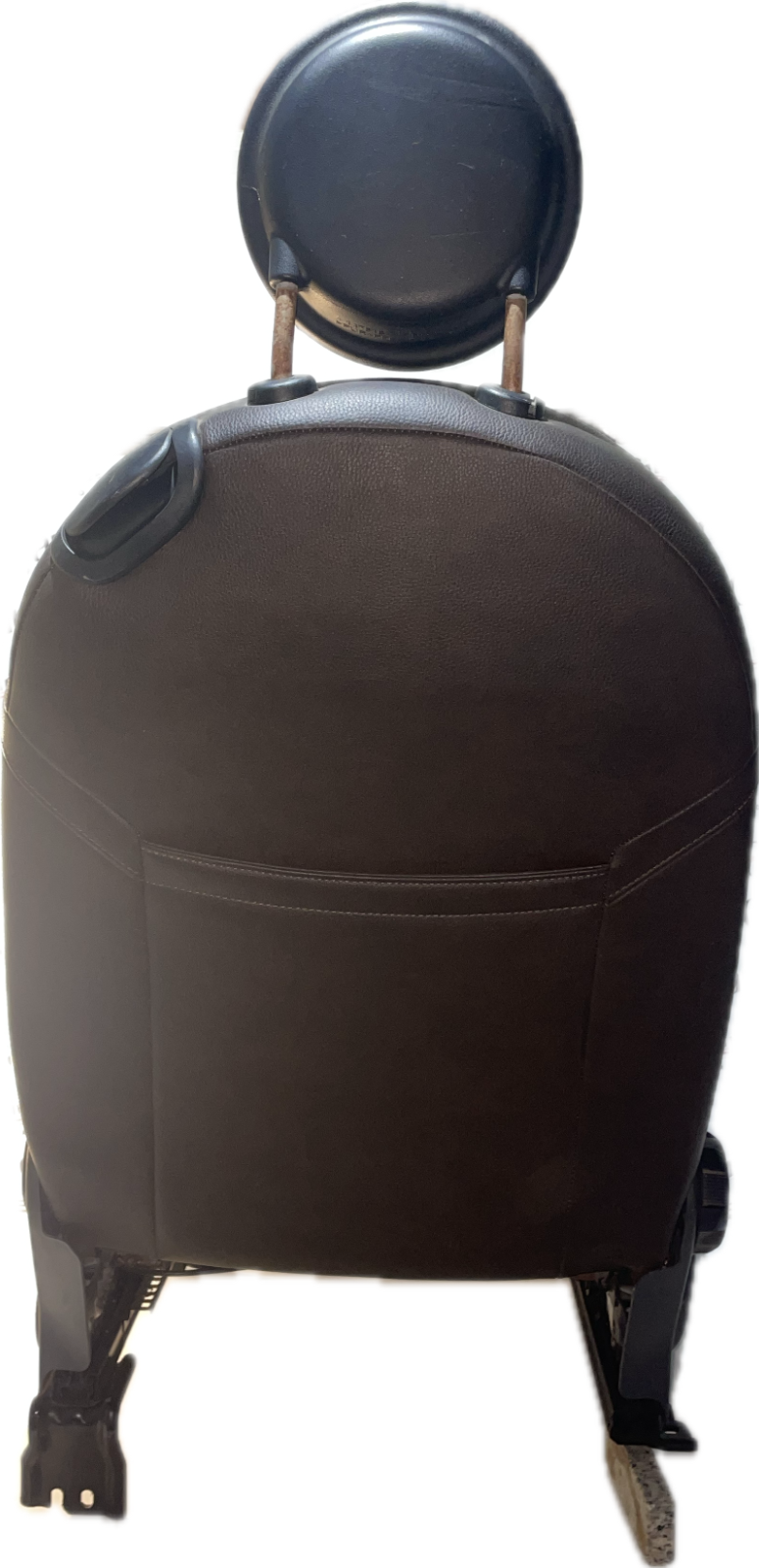 Sedile anteriore sinistro SX Fiat 500 in pelle marrone/tessuto 6000626136 2