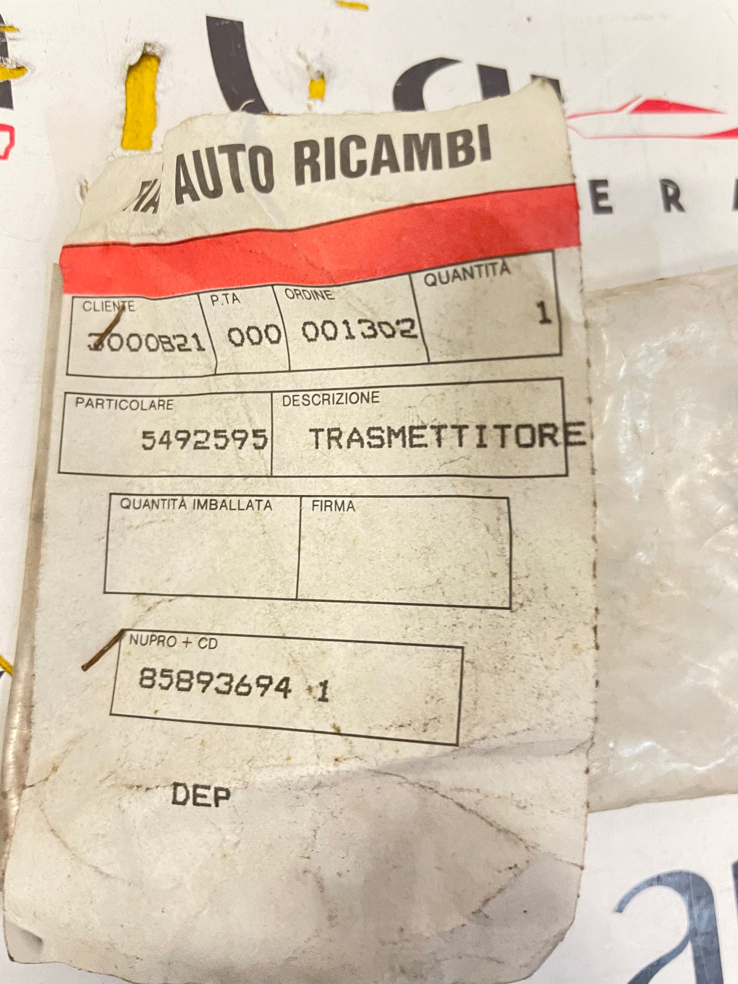 Sensore Temperatura Olio Fiat 242/Ducato (83-94) Citroen C25/Peugeot 5492595 detail 3