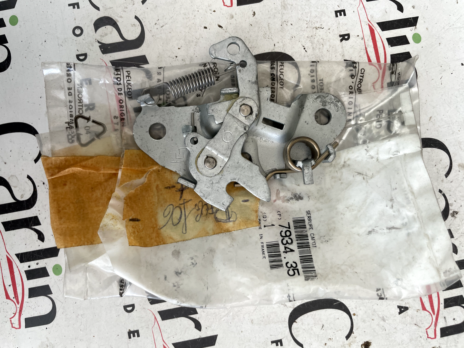 Serratura Cofano Peugeot 106/306/405/406/806 793435 detail