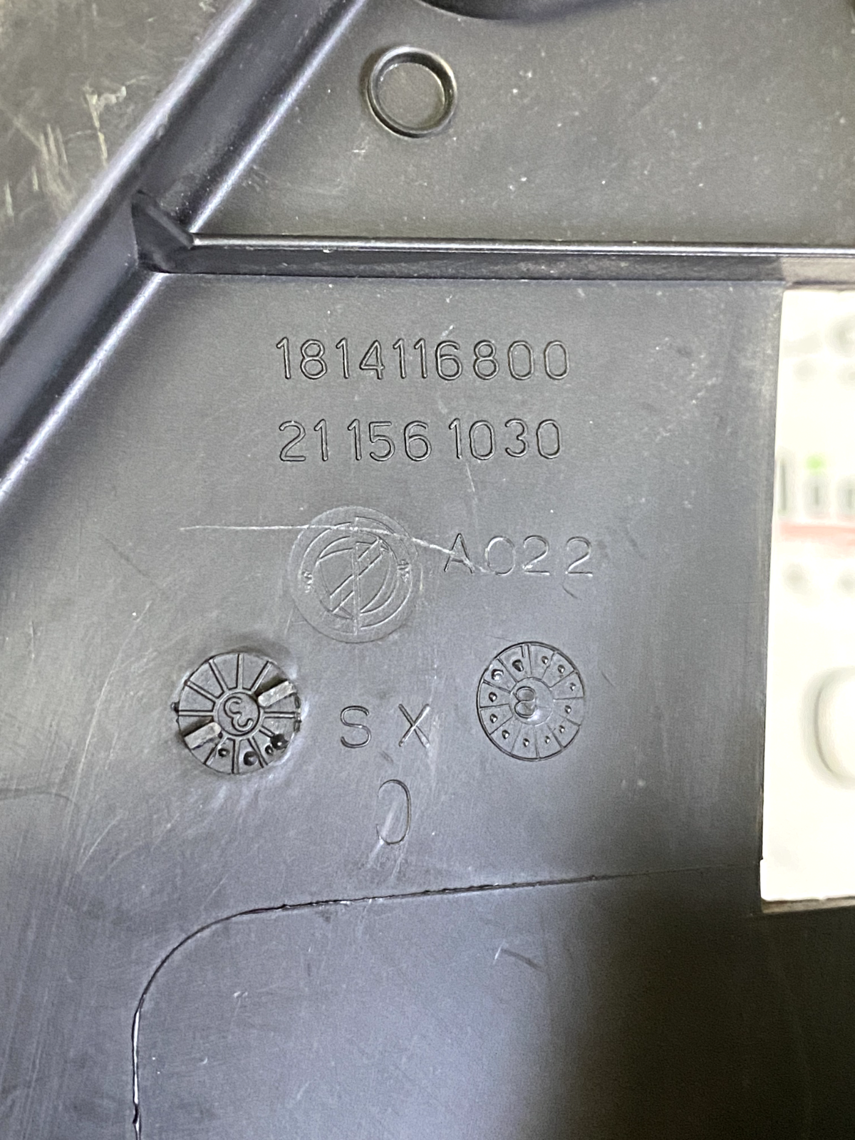 Supporti Cappelliera Lancia Autobianchi Y10 814116800/1814115800 detail 2