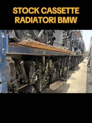 Stock di cassette radiatori originali BMW provenienti da diversi modelli