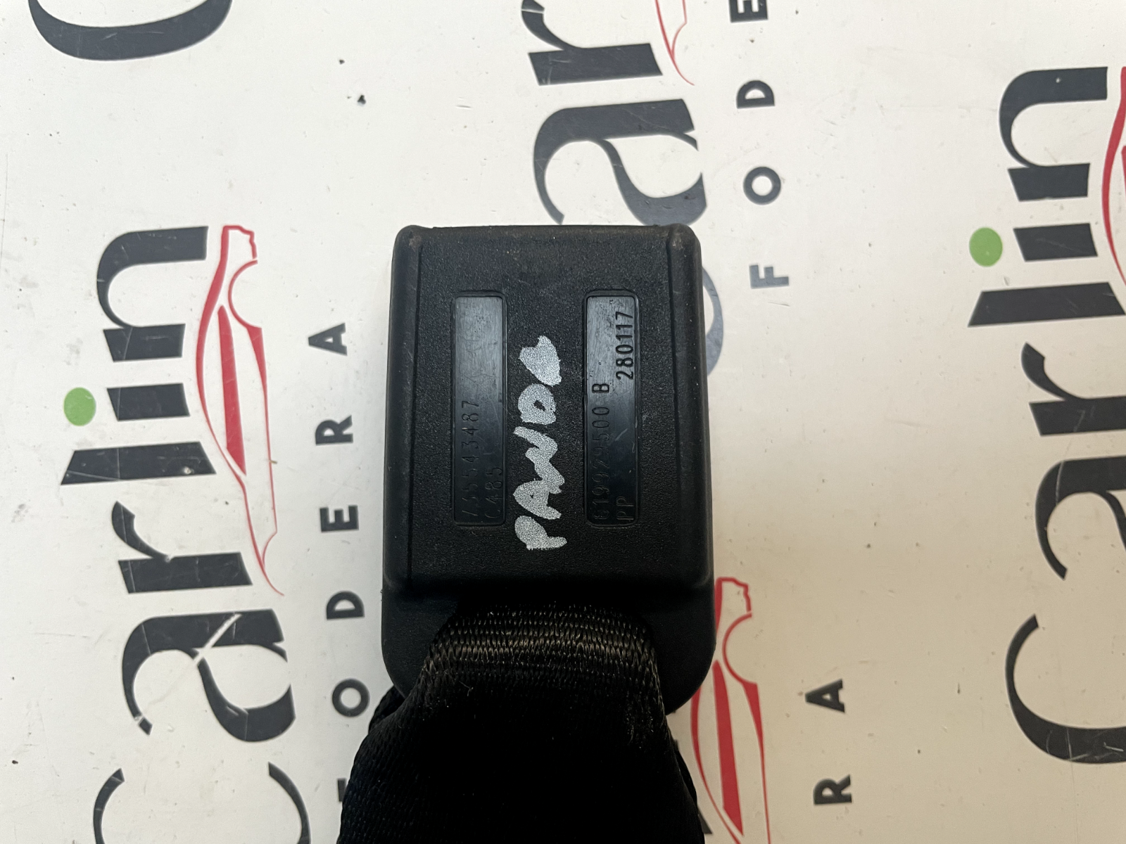 fibbia cintura di sicurezza POST DX FIAT PANDA 3° (319) 735543487 detail