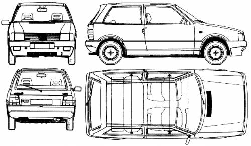 Fiat Uno Turbo: La Storia di un’Icona delle Quattro Ruote