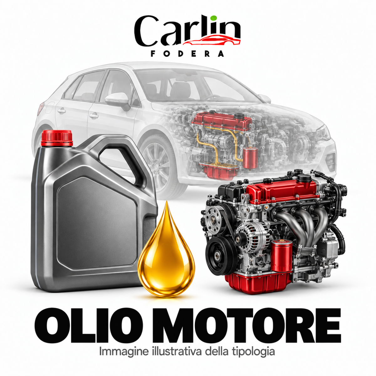 OLIO MOTORE — immagine illustrativa CarlinFodera