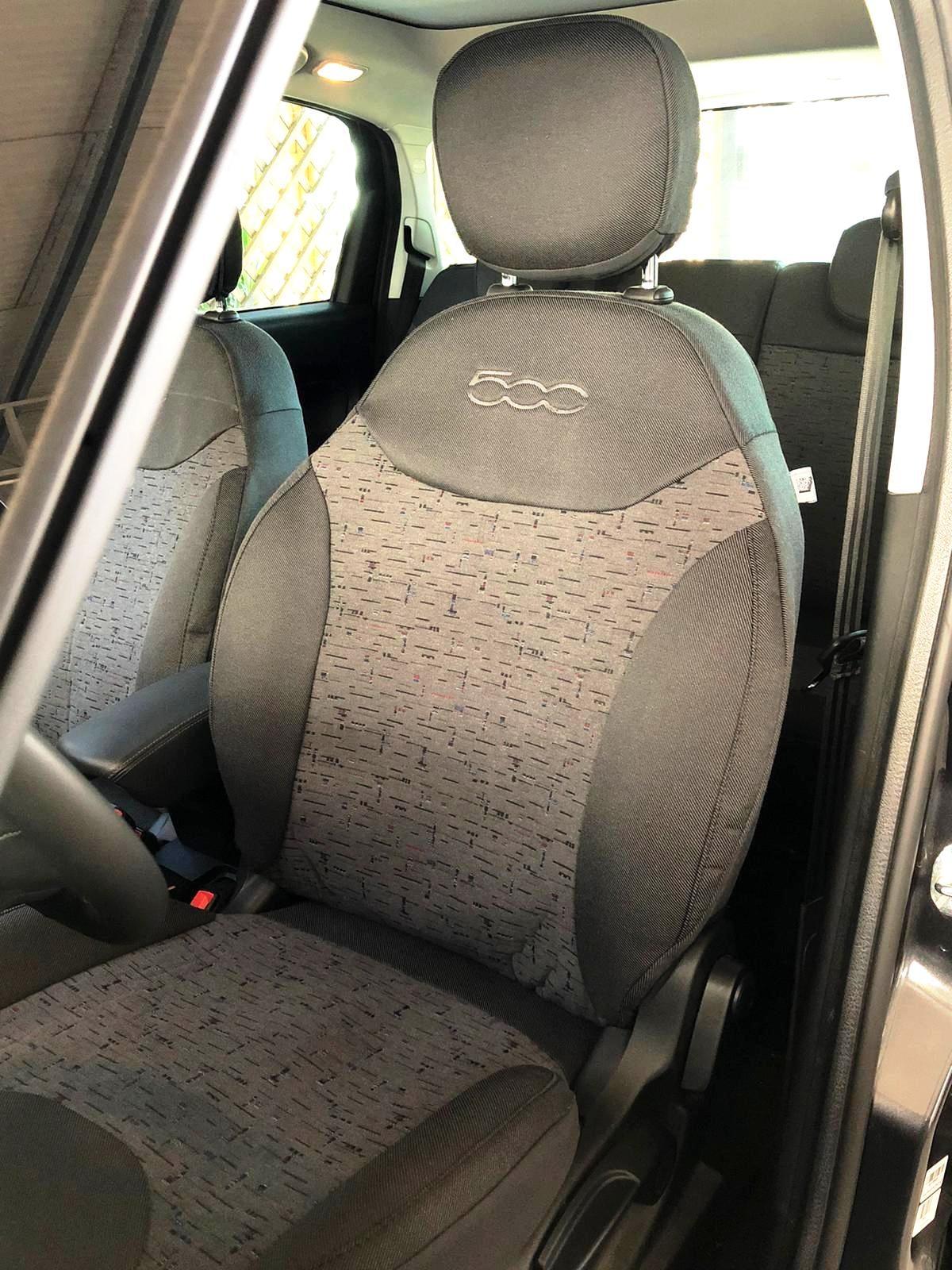 Tailor-made seat covers for FIAT 500 L (351-352) 2012-&gt;2018 in fabric or eco-leather