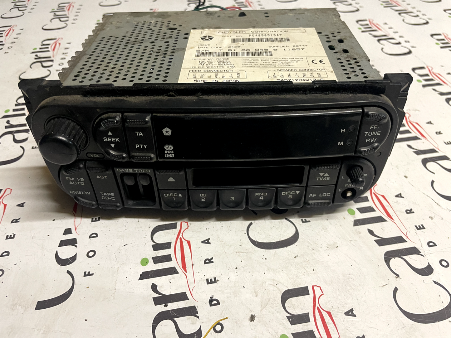 P04858513AF 54D71204W12-0 Autoradio CD Chrysler