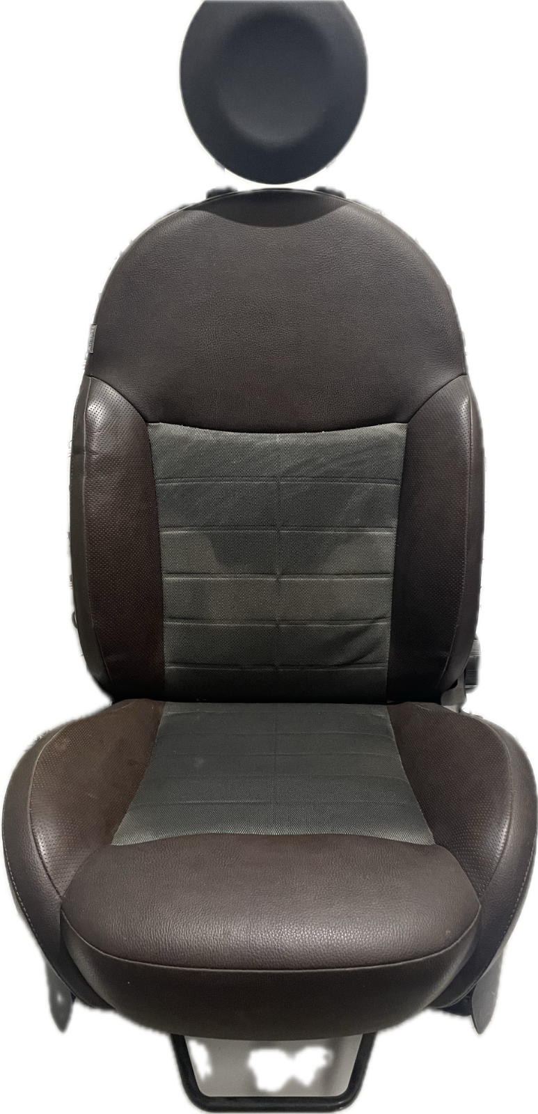 FULL UPHOLSTERY FIAT 500 BROWN LEATHER/FIAT 500 FABRIC 