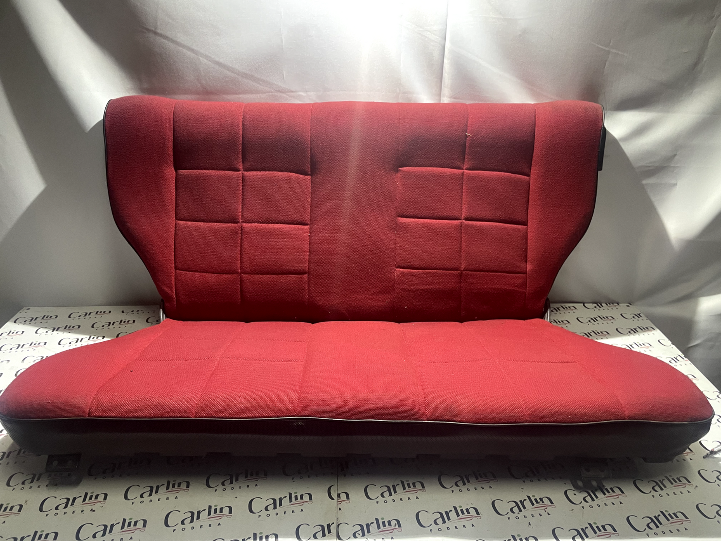 AUTOBIANCHI LANCIA Y10 YPSILON SEATS ORIGINAL RED FABRIC SEAT