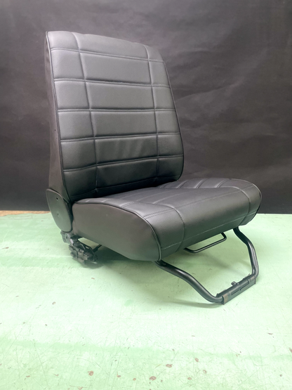 Black Faux Leather Single Seat for Fiat Panda 141 4x4