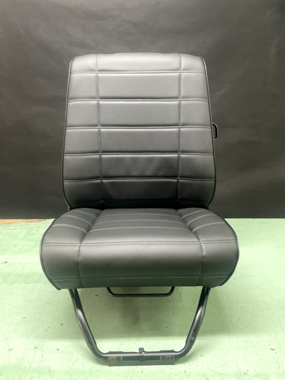 Black Faux Leather Single Seat for Fiat Panda 141 4x4