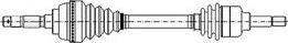 METELLI SEMIASSE DX FI.Doblo 1.3-1.9 MJ - METELLI 17-0636