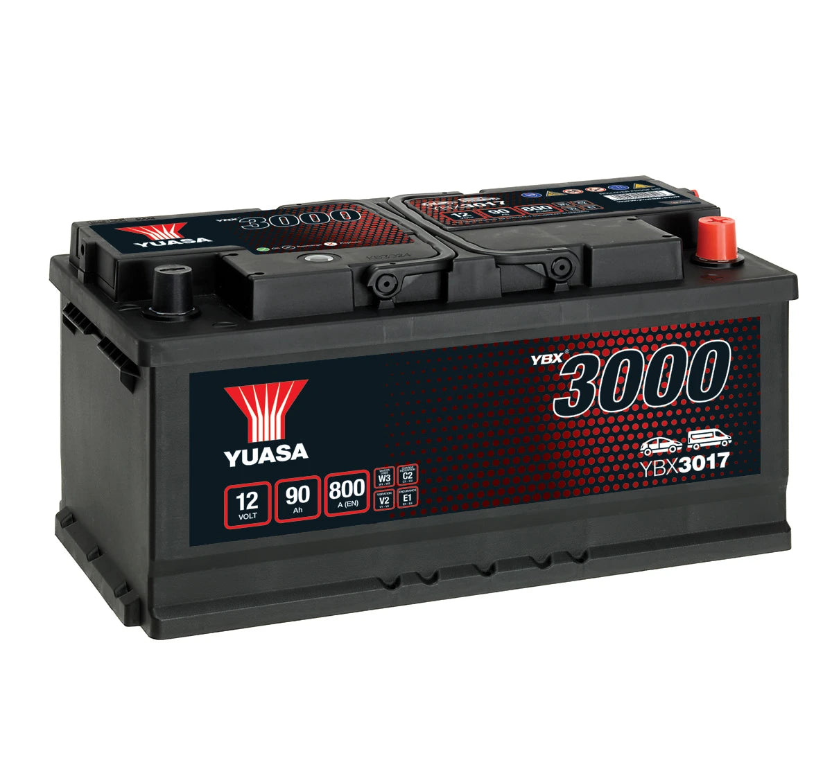 Batteria Yuasa ybx3017 90Ah