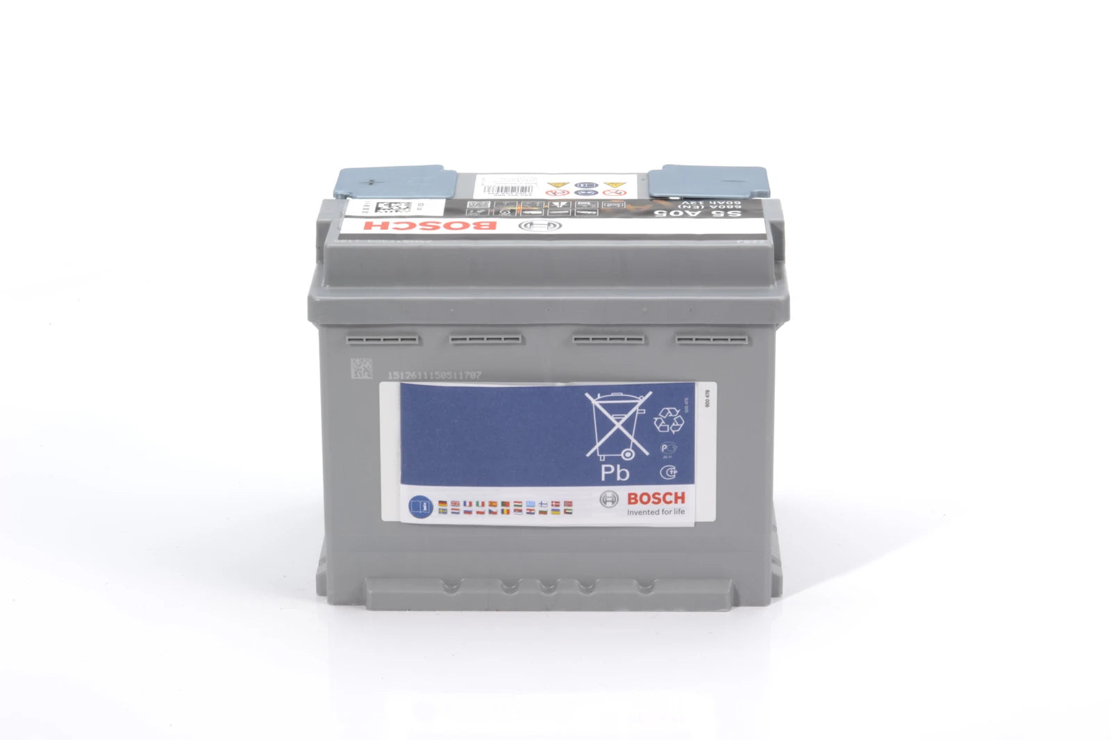 Batteria BOSCH S5 A05 12V 60Ah 680A AGM per Veicoli con Start/Stop detail