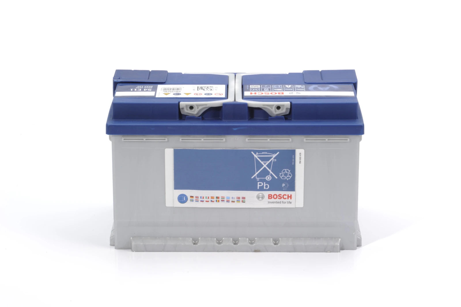 Batteria BOSCH S5 A11 12V 80Ah 800A B13 detail