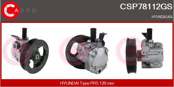 CASCO POMPA STERZO IDRAULICA  HYUNDAI,KIA - CASCO CSP78112GS