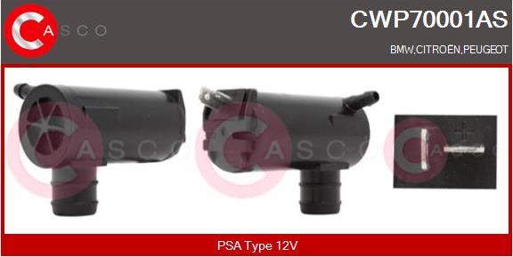 CASCO POMPA LAVAVETRO  PSA - CASCO CWP70001AS