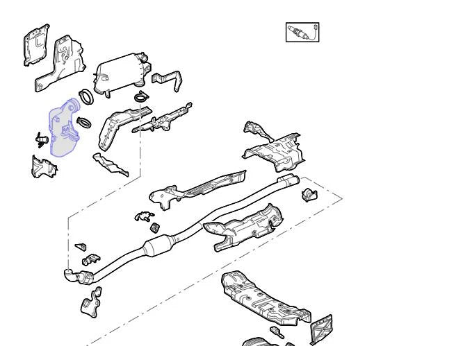 Catalizzatore Mercedes-Benz A6561404300