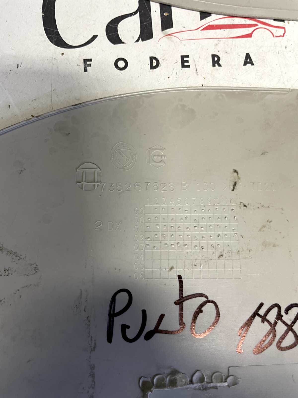 Coppia Rivestimenti Vano Piedi FIAT Punto 188 735267825 detail 3